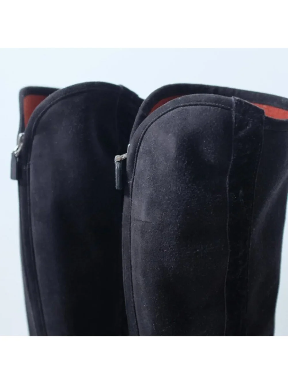 Loro Piana Jeanne Riding Boot 35 US 4.5 Black Suede